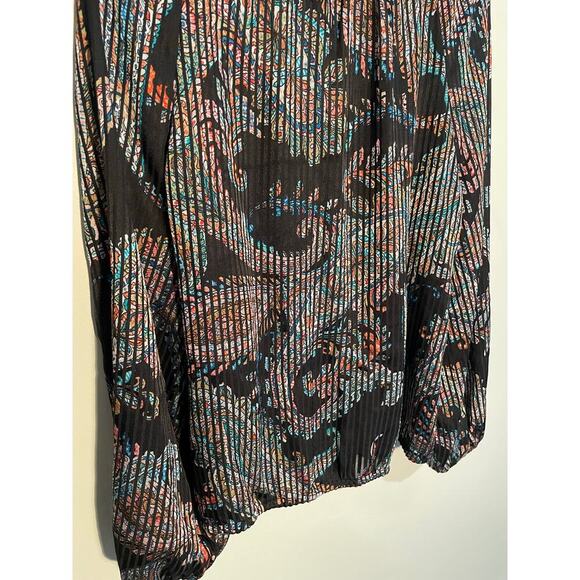 Maeve Anthropologie Madeira‎ Burnout Satin Printed Blouse - Picture 8 of 12